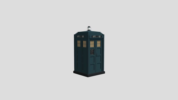 Doctor Who: The 13th Doctor's Tardis 2018 3D Model