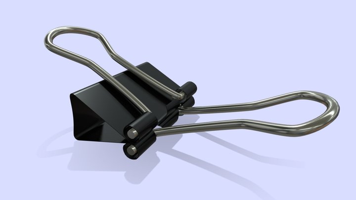 Butterfly clip office 3D Model