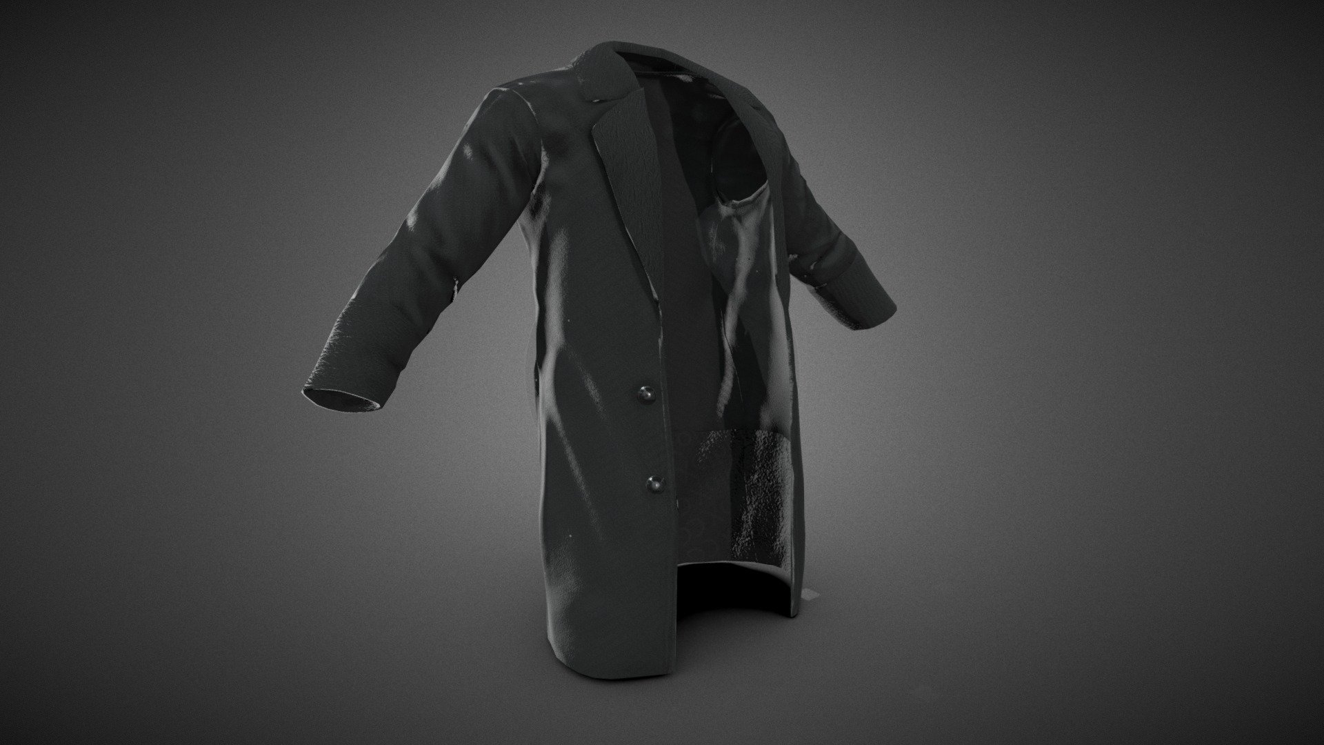 Black Coat - Buy Royalty Free 3D model by CG StudioX (@CG_StudioX ...