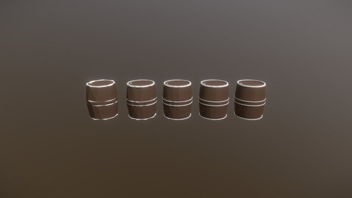 Barrel LODS 3D Model
