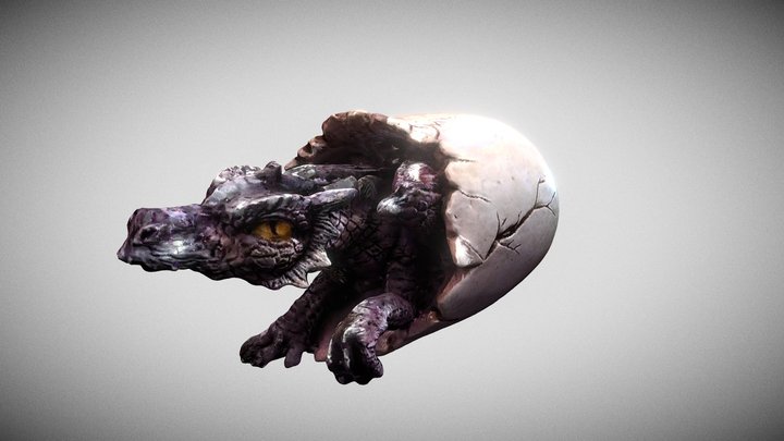 Dragon by Revopoint POP2 3D Model