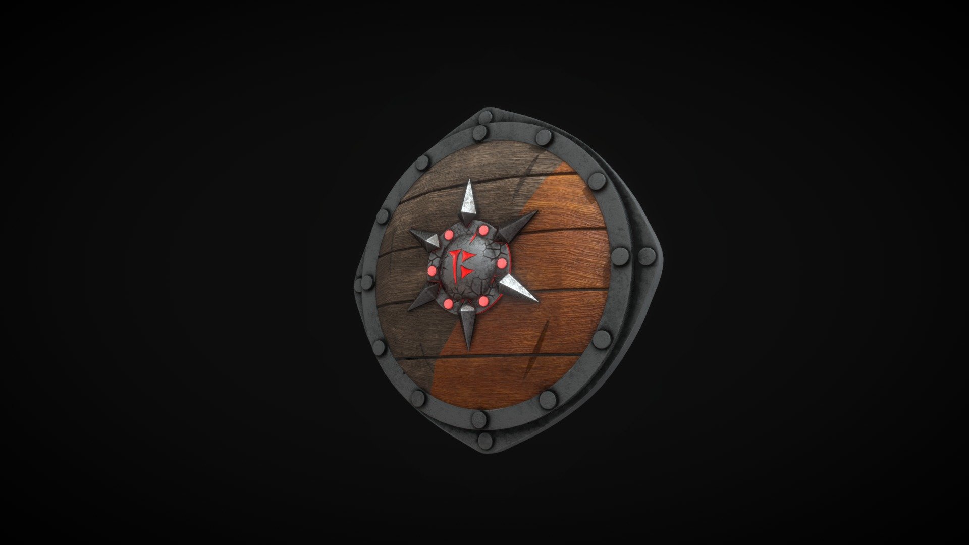 Medieval Knight Shield – Game-Ready PBR - 3D model by monir2003 ...