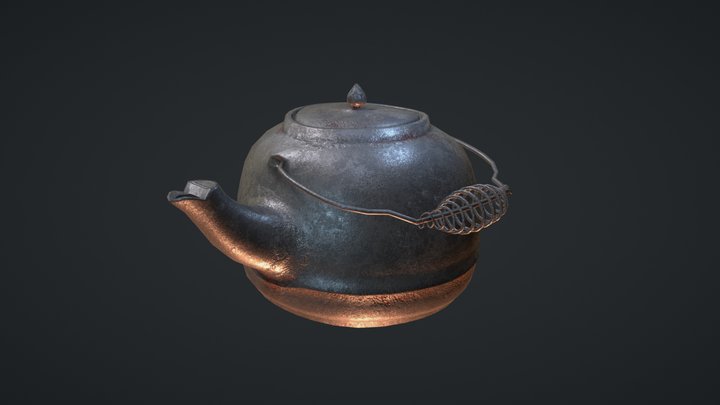 Campfire Kettle 3D Model