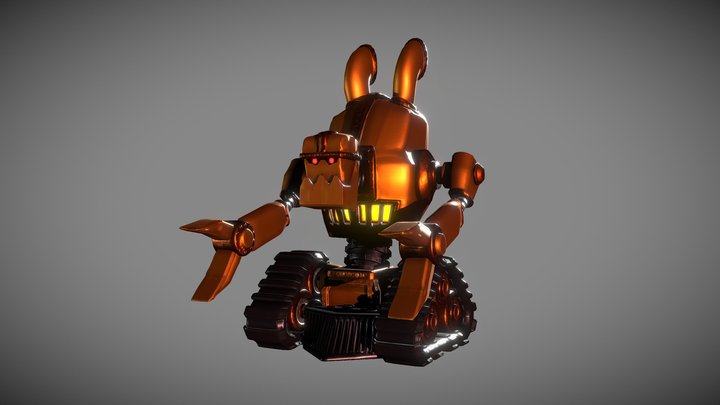 Steambot 3D Model