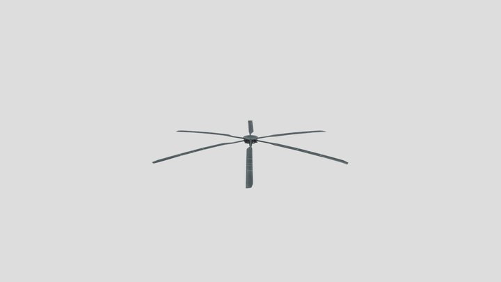 Helicopter Propeller 3D Model