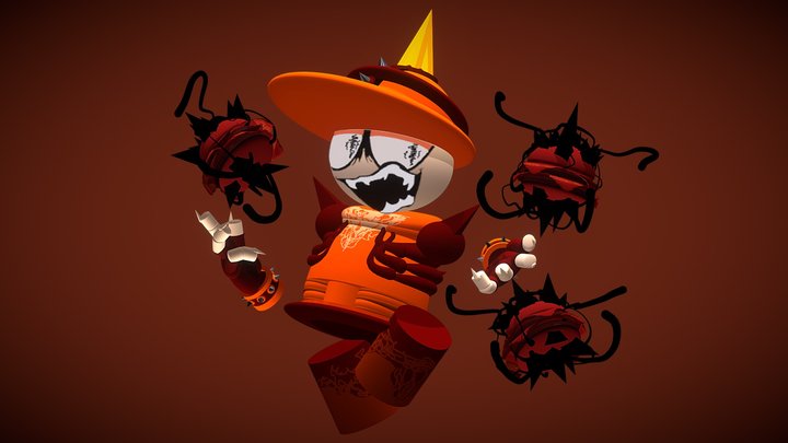 Crimson Baiburg 3D Model