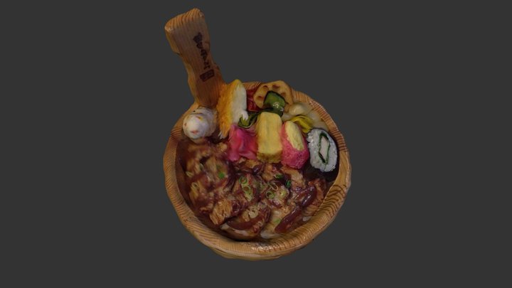 korean food 3D Model