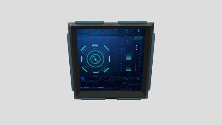 Monitor 3D Model