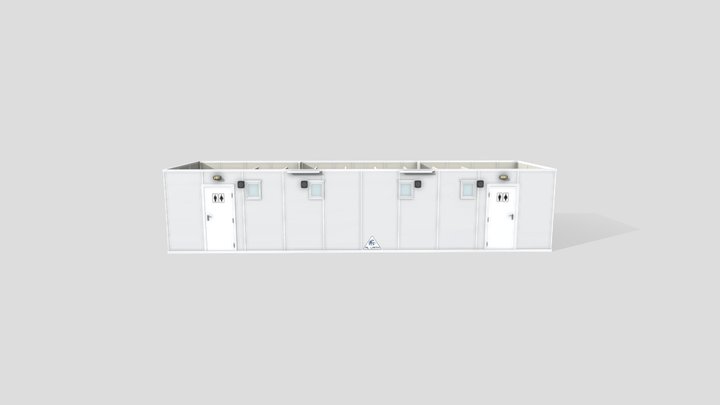 40FT Unisex Ablution 3D Model