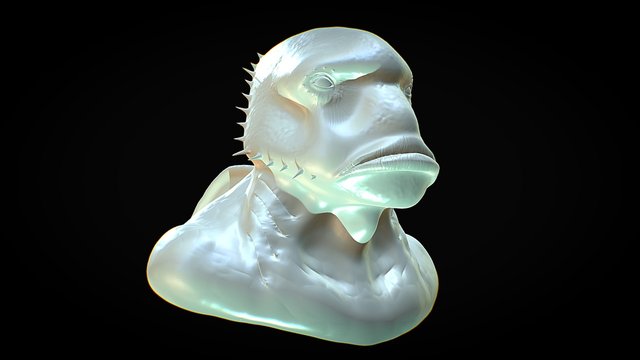 Fishy character 3D Model