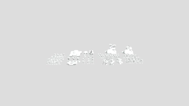 Halo Ground Command - 6-10mm scale Collection 3D Model
