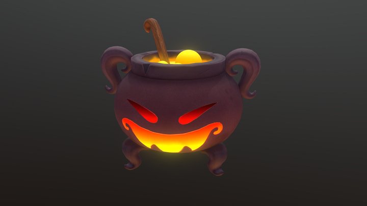 Witch Pot. 3D Model