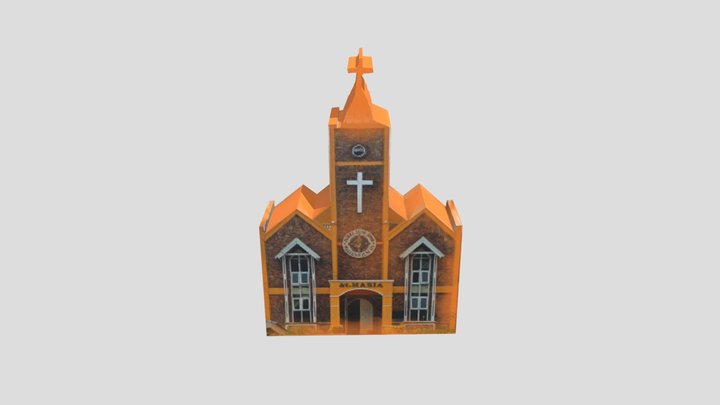 Gereja Katolik 3D Model