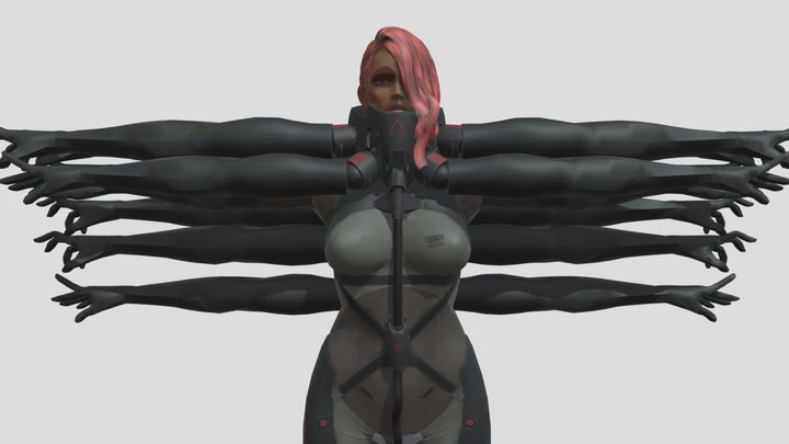 Mistral's main model 3D Model