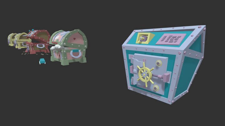 Chests 3D Model