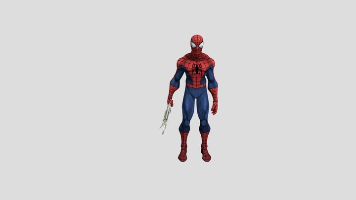 Spiderman Idle 3D Model