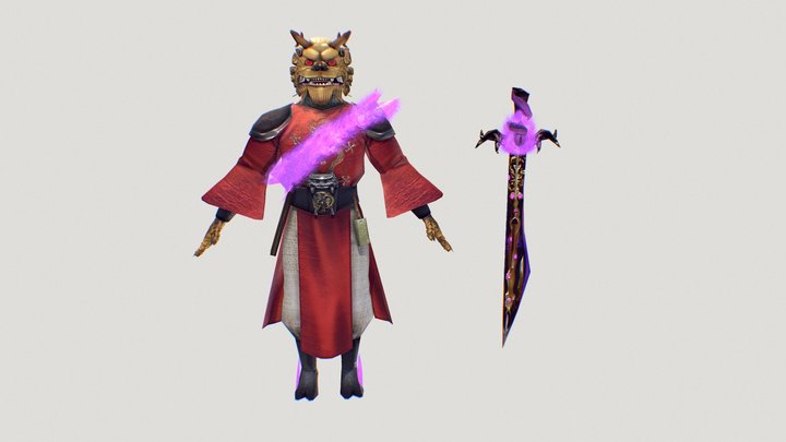 Qilin Fighter 3D Model