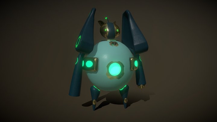 Robot futurista 3D Model