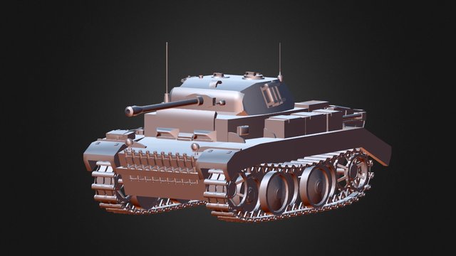 Panzer LUCHS 3D Model