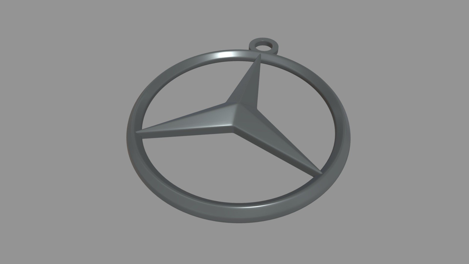 Mercedes Benz Key Ring Chain - Buy Royalty Free 3D model by