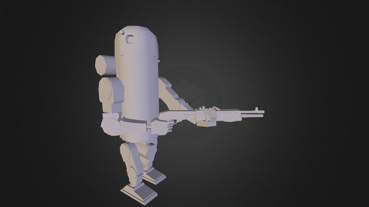 Ashley Wood Robot Bertie Mk 3 3D Model