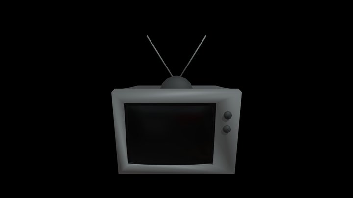 Low-Poly Retro Television