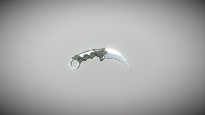 knife CS GO 3D Model