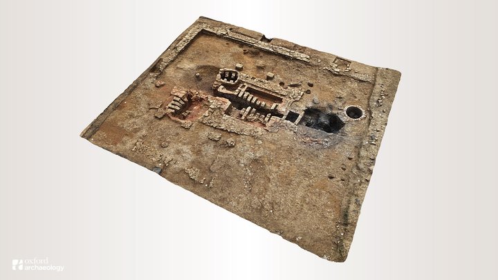 Corby Priors Hall - Roman temple-mausoleum 3D Model
