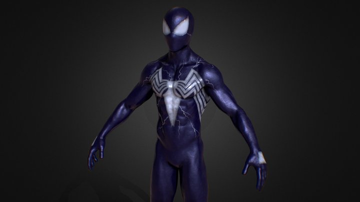 Spider-Man Classic Symbiote Suit 3D Model