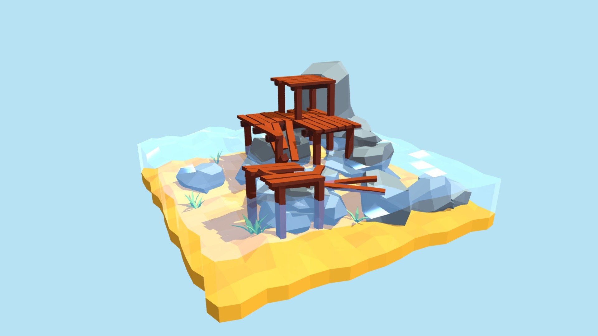 Island 3D Model By Ndewattignar 5f9dd40 Sketchfab   7d5cf6cf95c34fcb8c0e16d09cd71714 