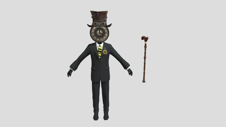 Chief Clockman 3D Model