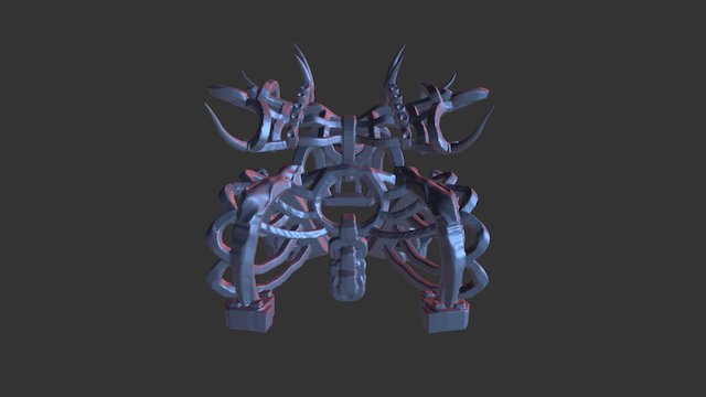 Bull WireFigure Abstract (Oculus Medium) 3D Model