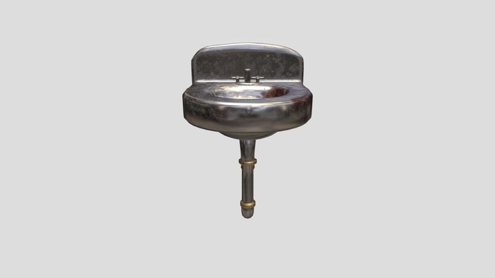 Metal Sink 3D Model