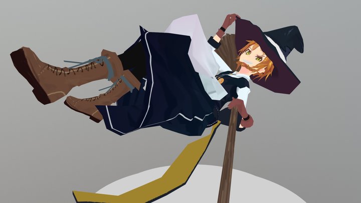 Touhou 霧雨魔理沙:Marisa Kirisame 3D Model