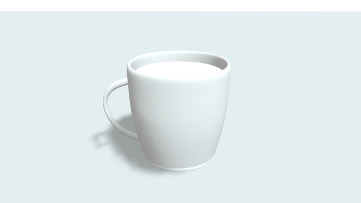 نموذج كوب ماء 3D Model