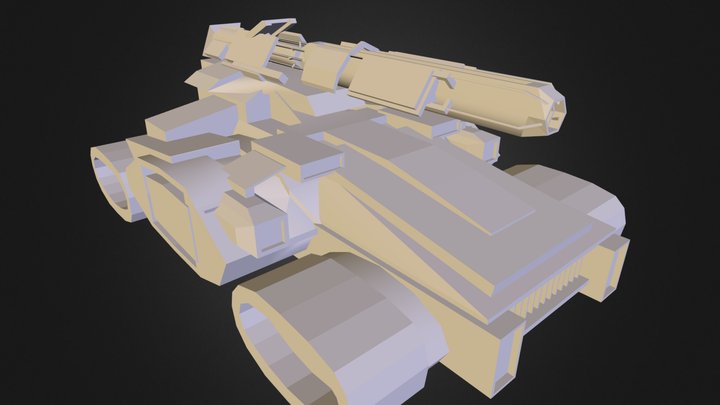 Solar Alliance Ulterion Gladiator Tank 3D Model
