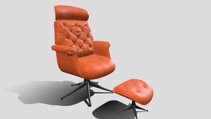 Flexlux_Arm_Chair 3D Model