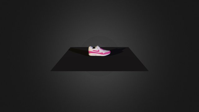 Nike-air-max-low-poly-fbx 3D Model