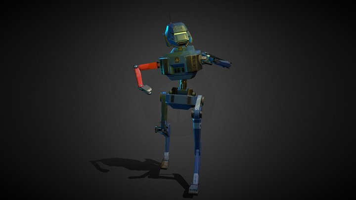 Robot For World Skills 3D Model