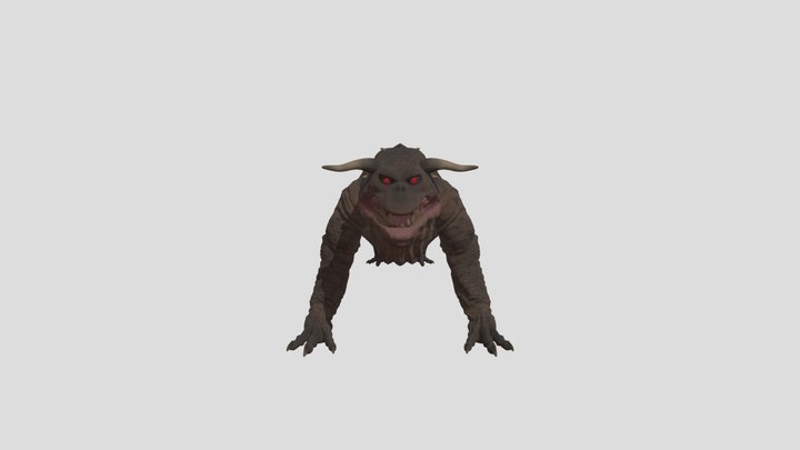 Terror Dog 3D Model