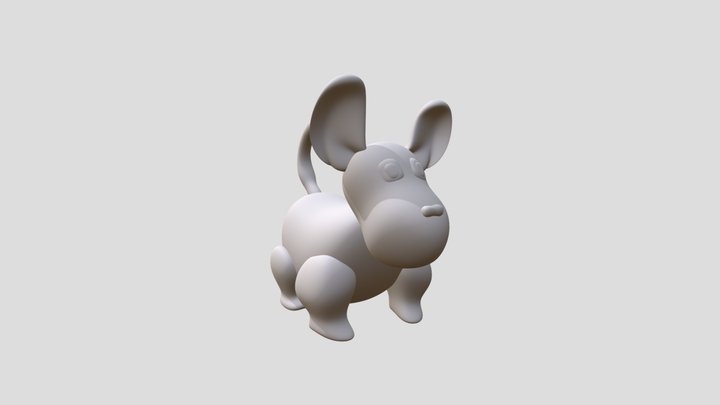 Dog 3D Model
