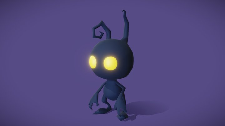 Heartless Shadow - Kingdom Hearts UX Fanart 3D Model