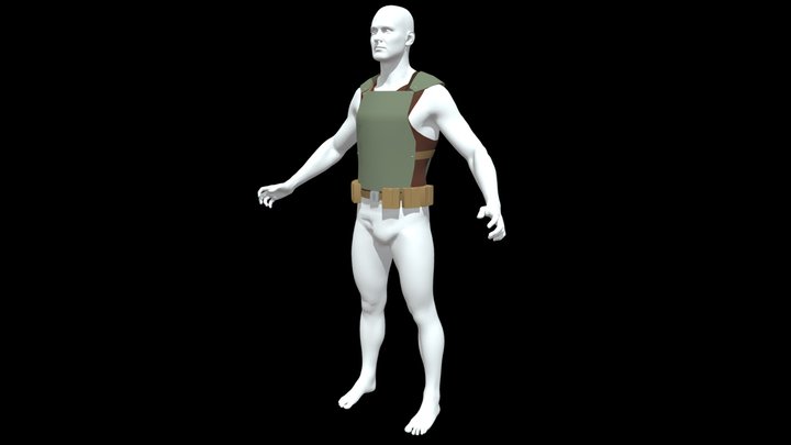 Fallout Combat Armor 3D Model
