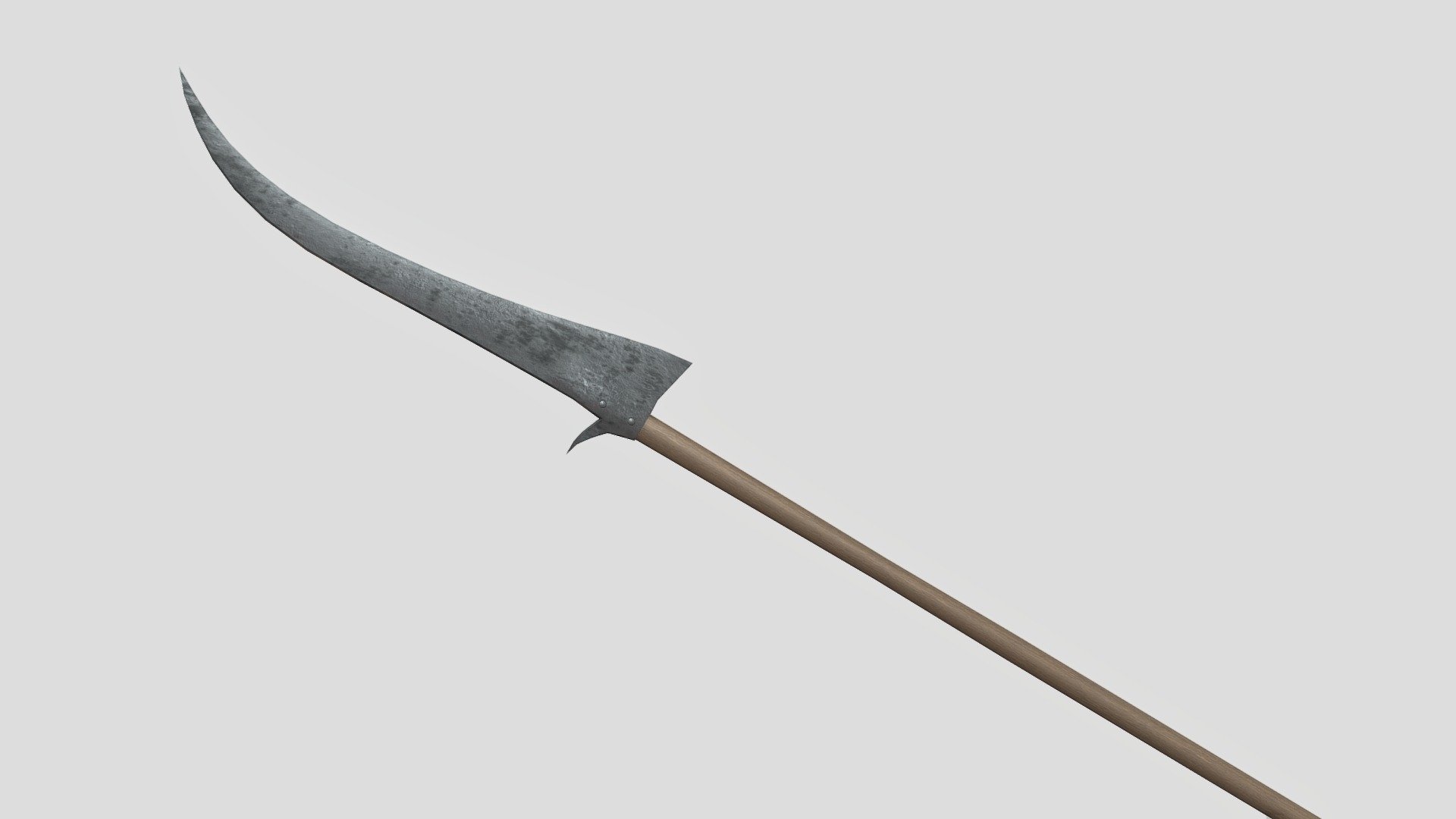 War Scythe / Military scythe Download Free 3D model by Yudha Mfr