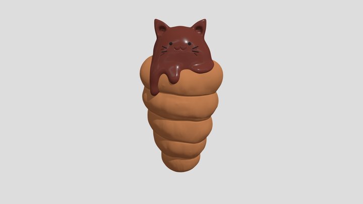 Blender Cat 3D Model