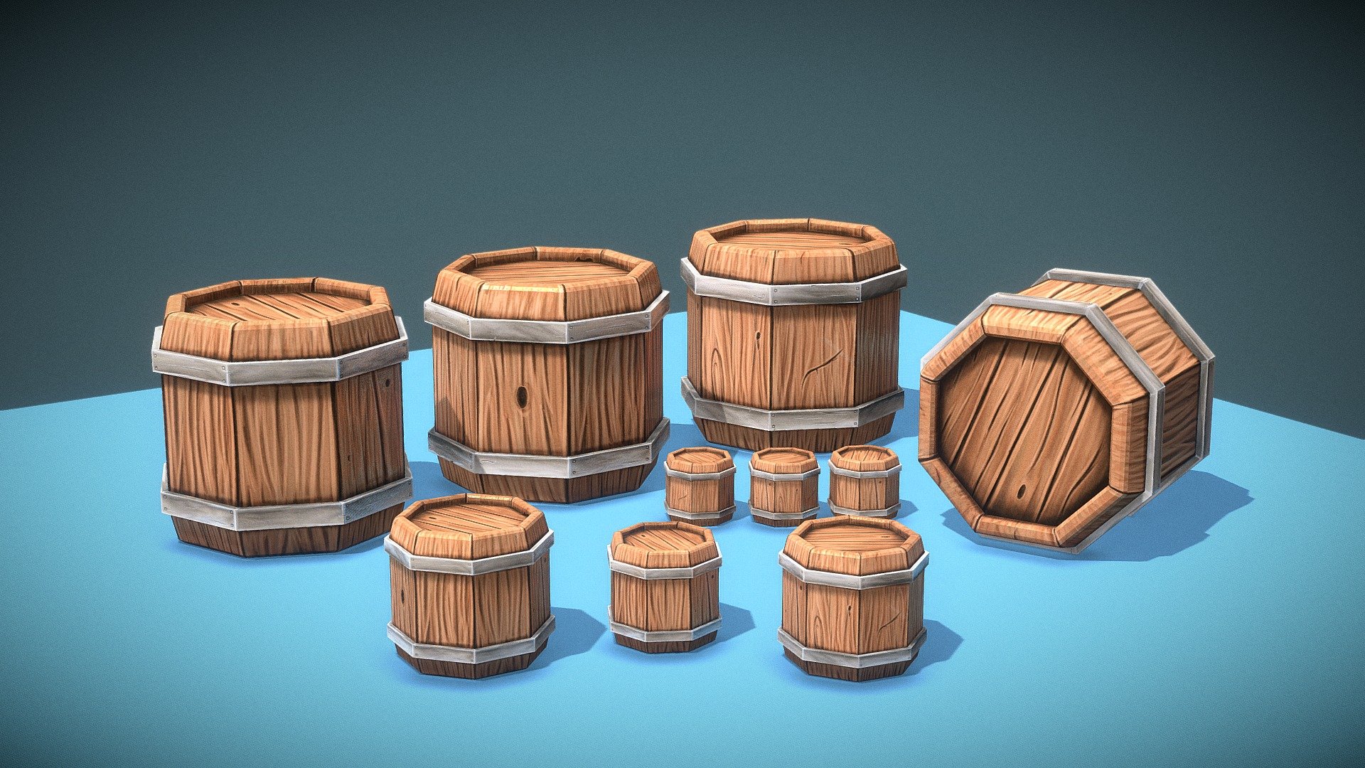 Barrel Handpainted [FREE]