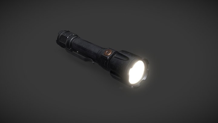 Flashlight 3D Model