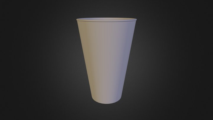 Paper Cup 3D Model