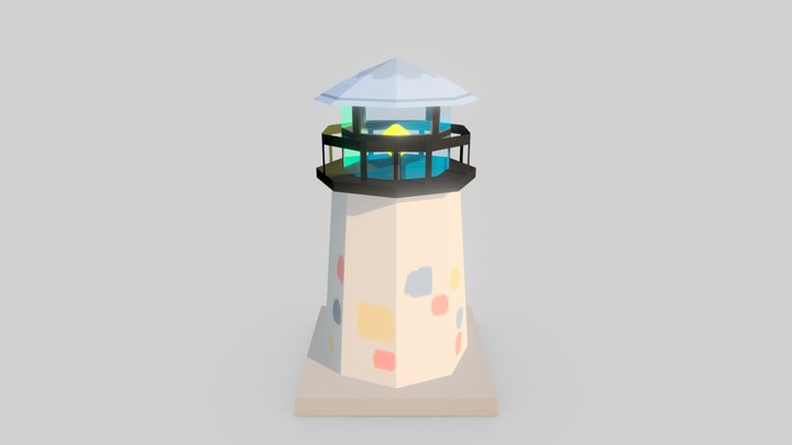 The Lighthouse From Animal Crossing 3D Model