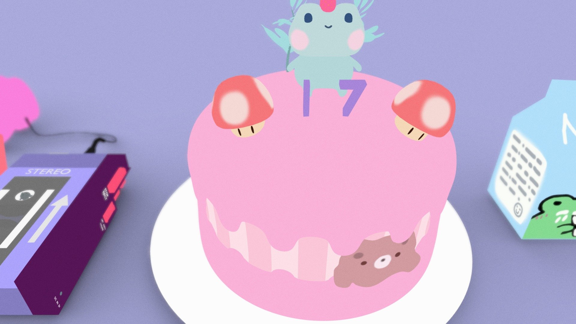 Frog cake